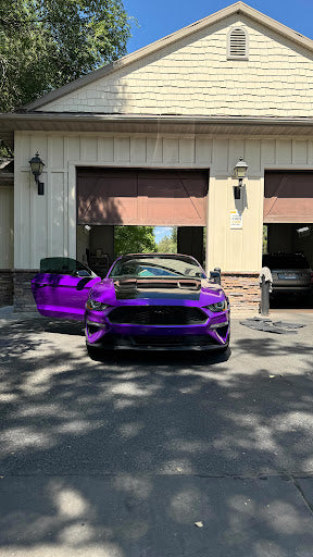 Transforming a Ford Mustang: The Art and Functionality of Vinyl Wraps at TRON Auto Lab Draper