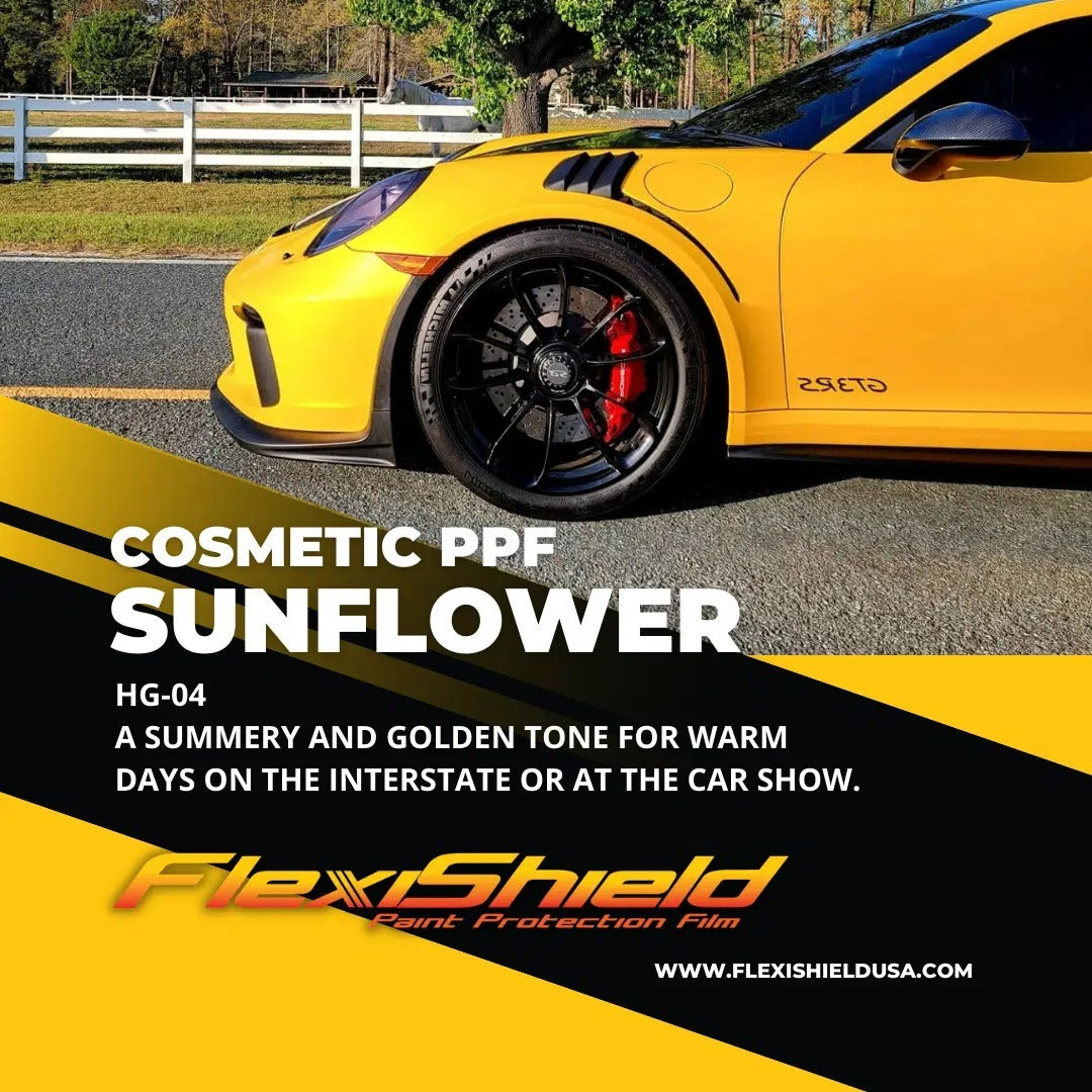 Gloss Sunflower Yellow Metallic by FlexiShield (HG-04)
