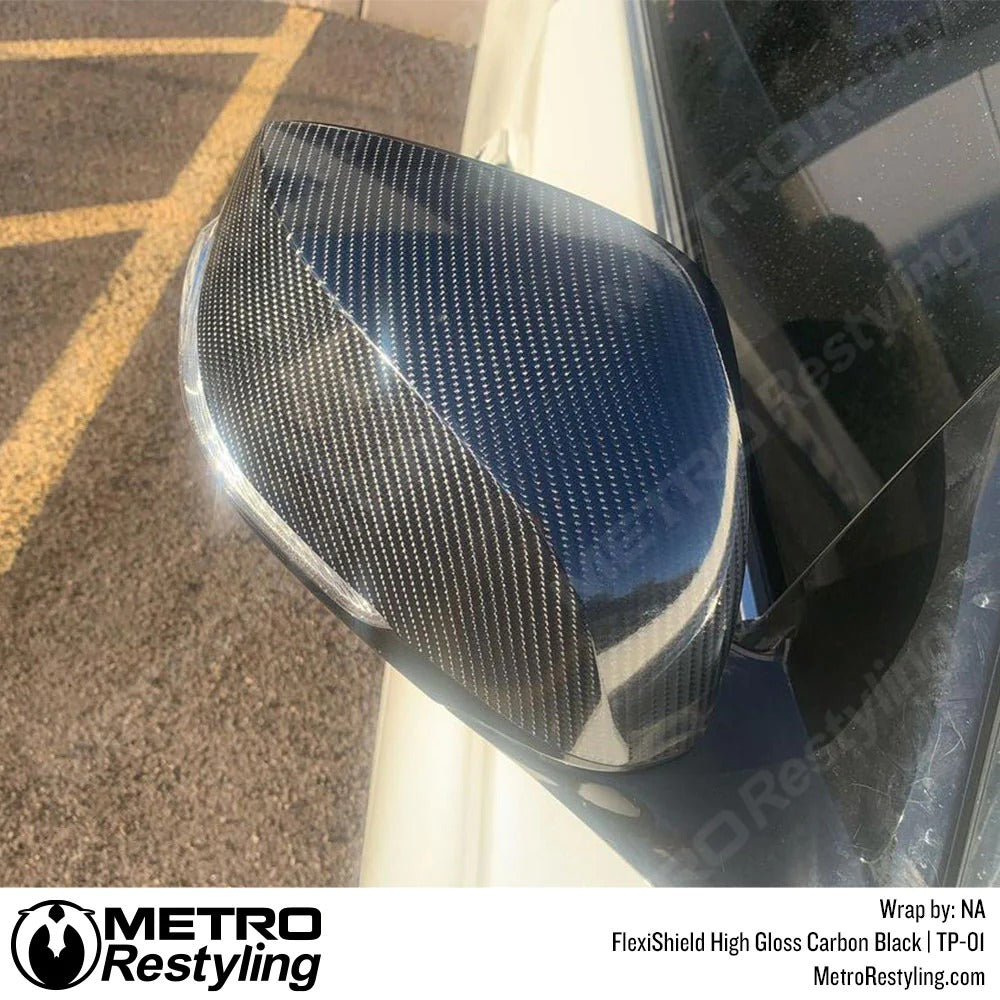Gloss Black Carbon Fiber by FlexiShield (TP-01)