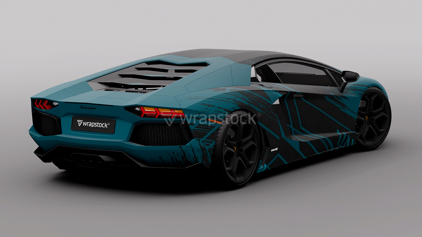 Vinyl Wrap with Custom Design for Full Vehicle