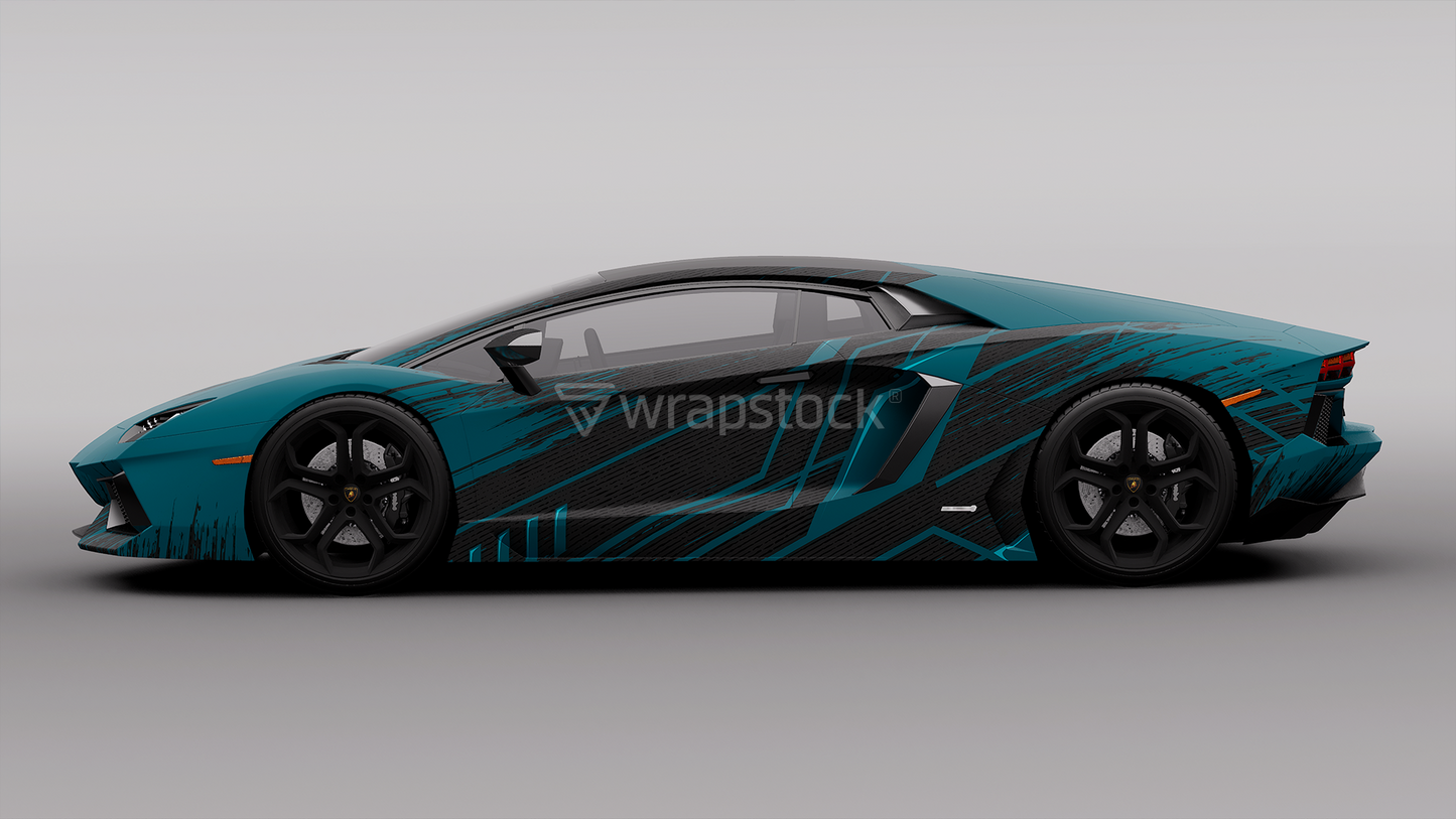 Vinyl Wrap with Custom Design for Full Vehicle