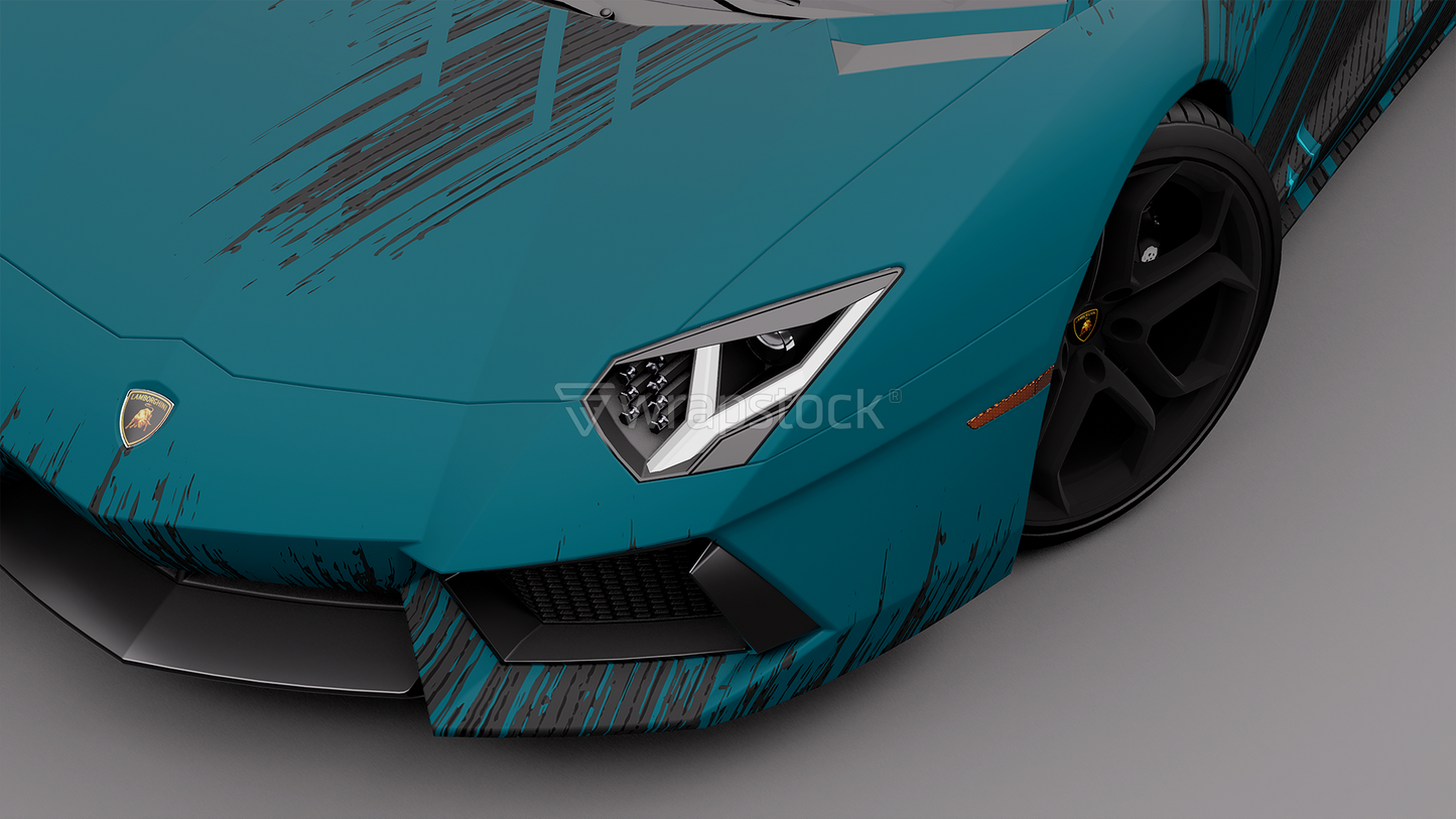 Vinyl Wrap with Custom Design for Full Vehicle