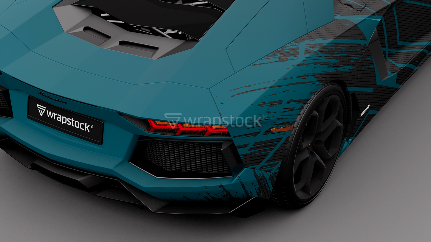 Vinyl Wrap with Custom Design for Full Vehicle
