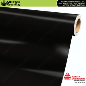 Satin Black by Avery Dennison (SW900-197-O)