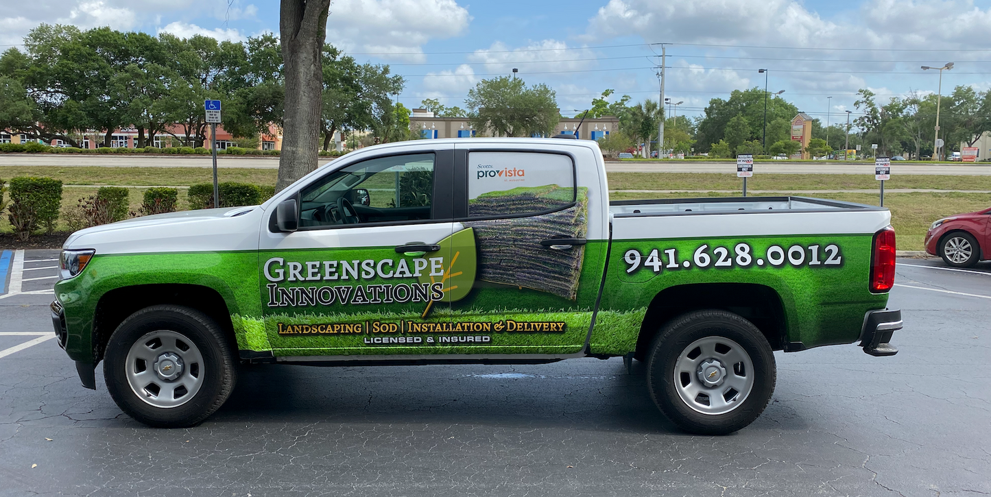 Custom Wrap for Work Trucks