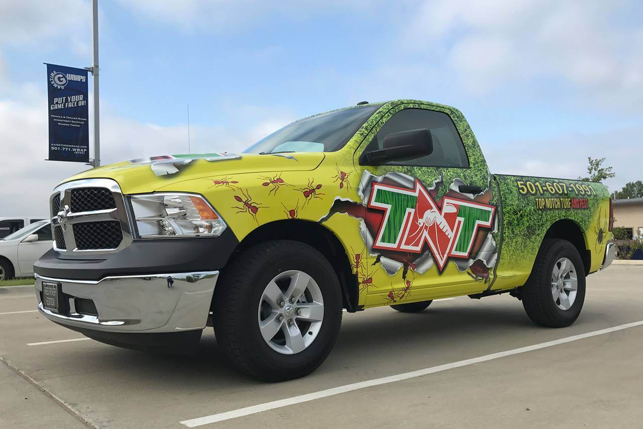 Custom Wrap for Work Trucks