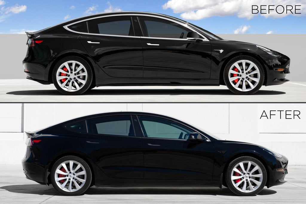 Vinyl Wrap for Chrome Window Trim