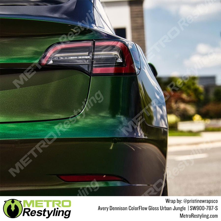 Gloss Urban Jungle Silver / Green by Avery Dennison (SW900-787-S)