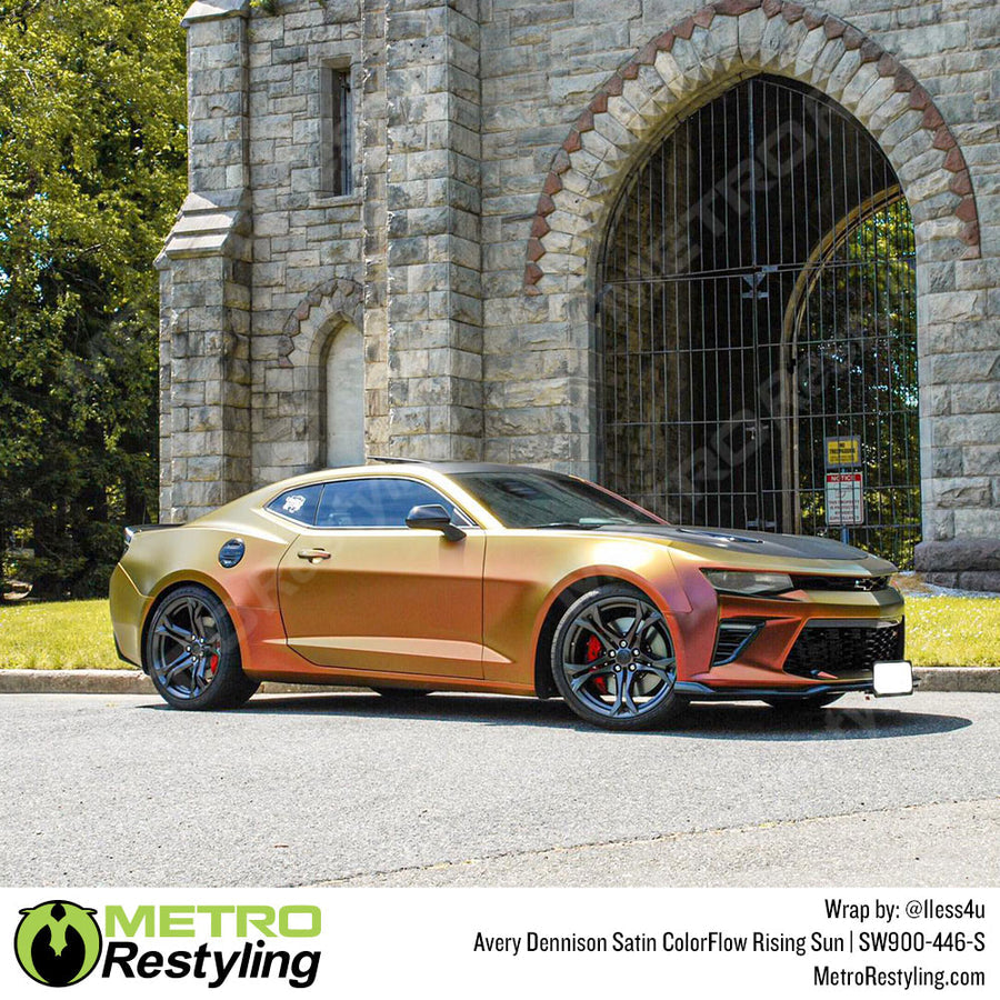 Satin Rising Sun Red / Gold by Avery Dennison (SW900-446-S)