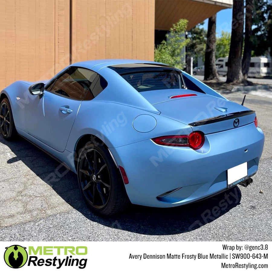 Matte Metallic Frosty Blue by Avery Dennison (SW900-643-M)