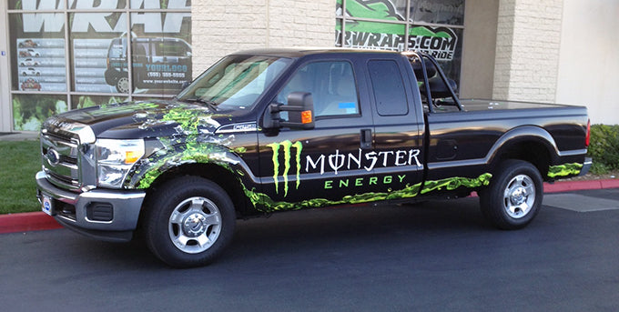 Custom Wrap for Work Trucks