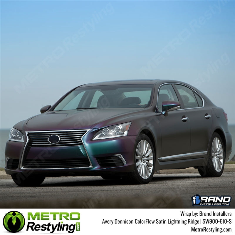 Satin Lightning Ridge Green / Purple by Avery Dennison (SW900-610-S)