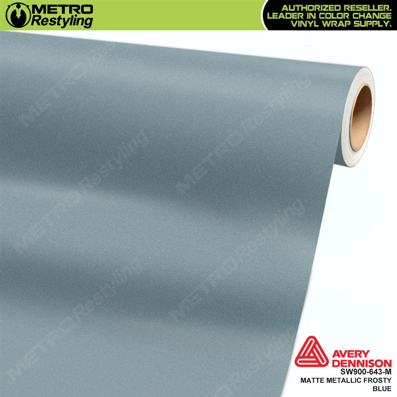 Matte Metallic Frosty Blue by Avery Dennison (SW900-643-M)