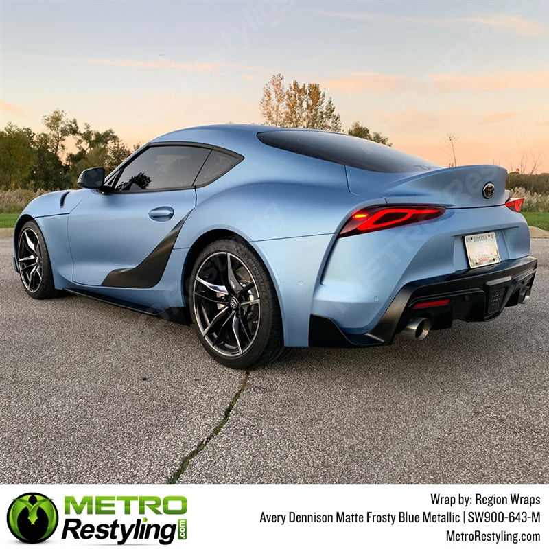 Matte Metallic Frosty Blue by Avery Dennison (SW900-643-M)