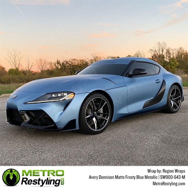 Matte Metallic Frosty Blue by Avery Dennison (SW900-643-M)