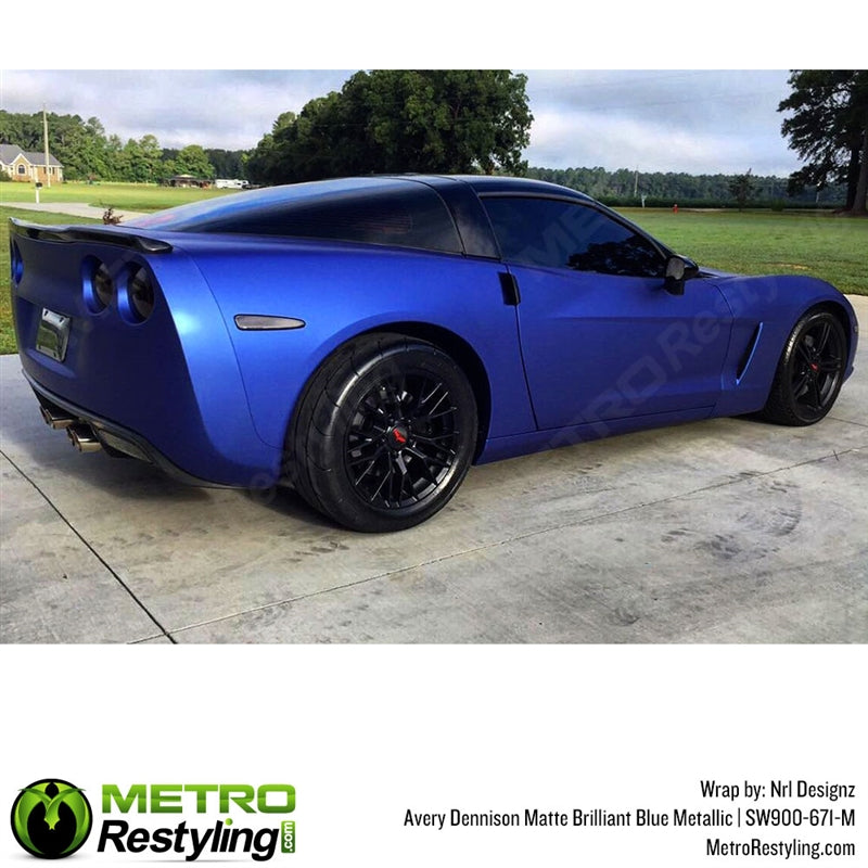 Matte Metallic Brilliant Blue by Avery Dennison (SW900-674-M)