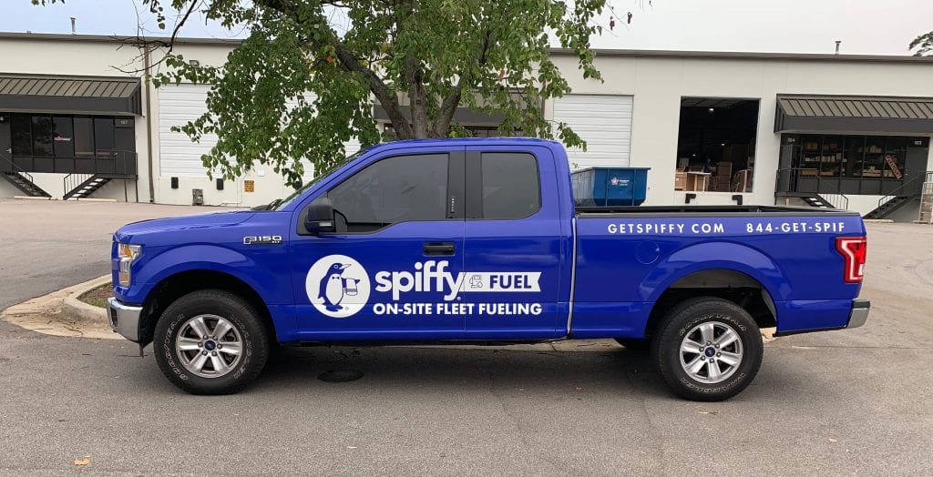 Custom Wrap for Work Trucks