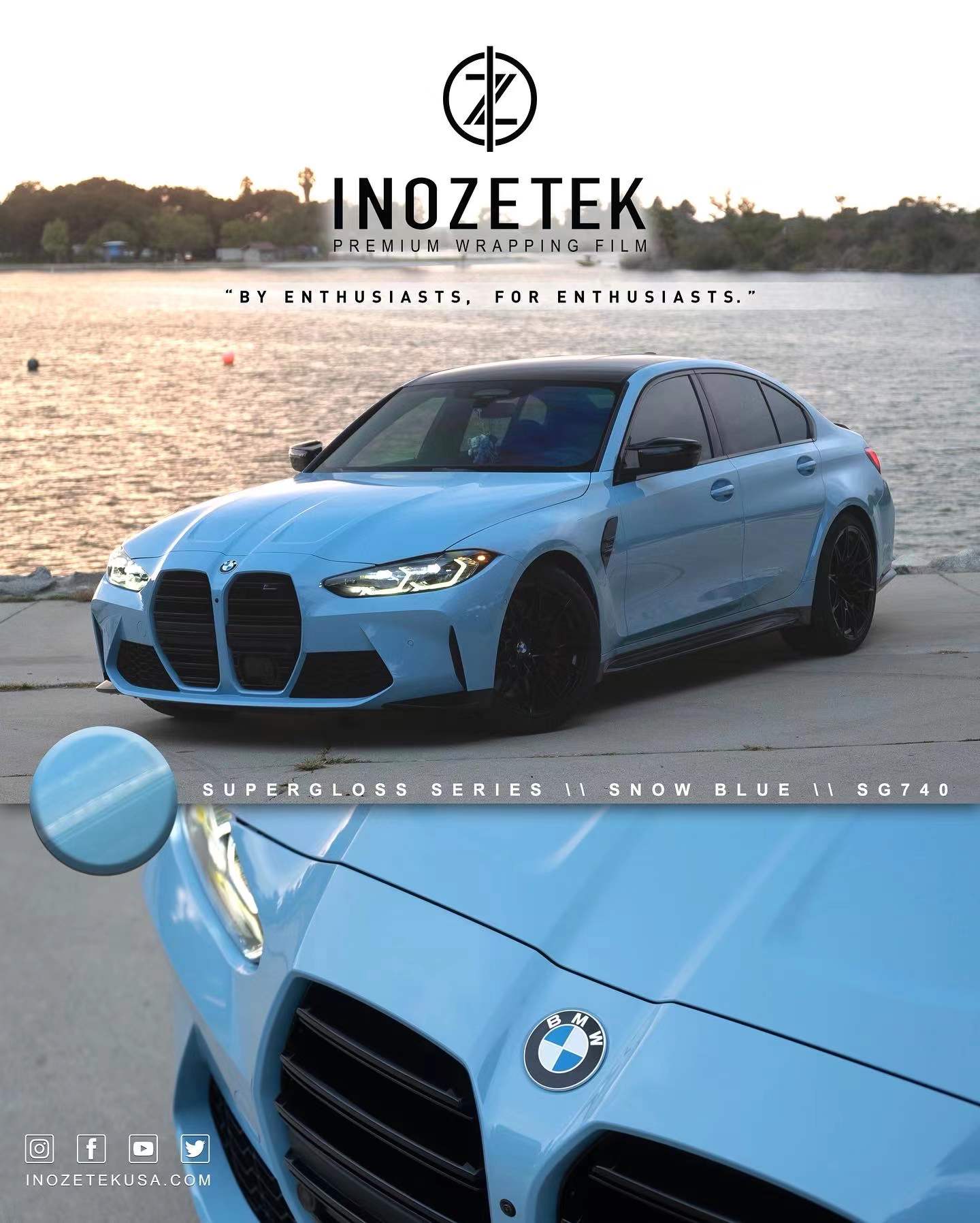 Gloss Snow Blue by Inozetek (SG740)