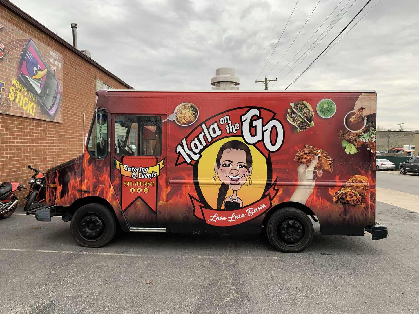 Custom Wrap for Food Trucks