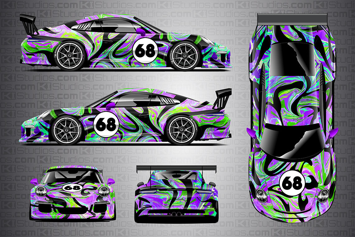 Vinyl Wrap for Racing Liveries