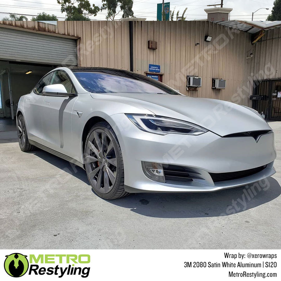 Satin White Aluminum by 3M (1080-S120)