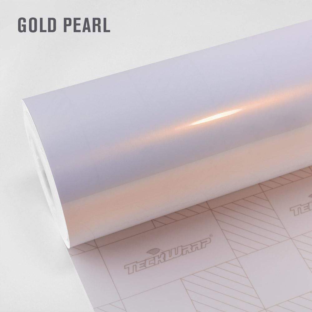 Gloss White Chameleons Gold Pearl HD by TeckWrap (CK525-HD)