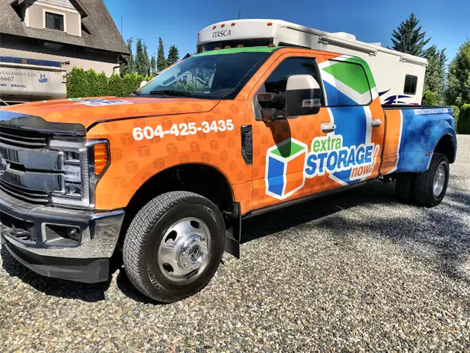 Custom Wrap for Work Trucks