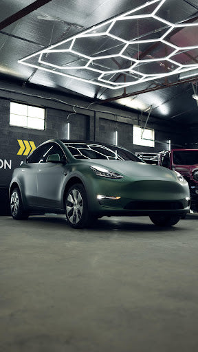 Elevate Your Tesla Model Y: Transform It with TRON Auto Lab Draper's Stunning Vinyl Wrap Services