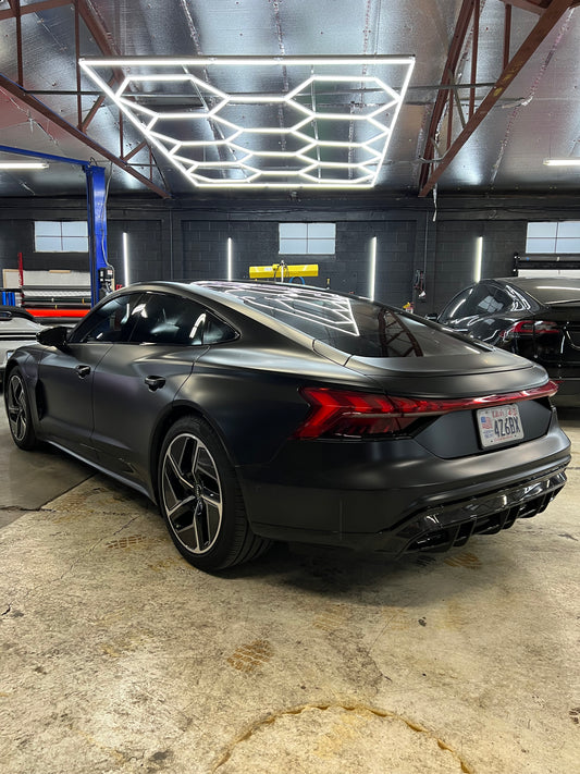 Experience Ultimate Protection for Your Ride at TRON Auto Lab in Salt Lake City: Full Body Stealth PPF on 2023 Audi RS e-tron GT!