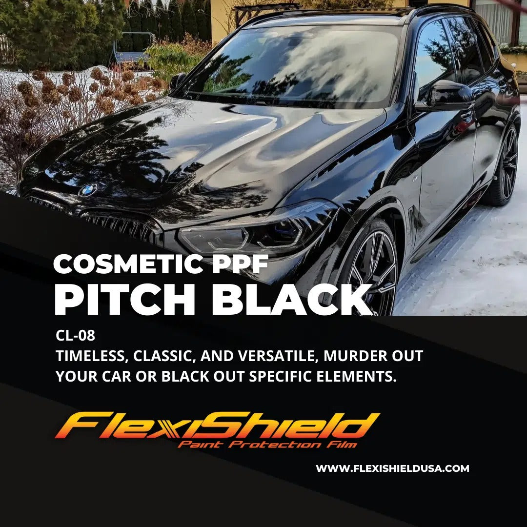 Gloss Pitch Black by FlexiShield (CL-08)