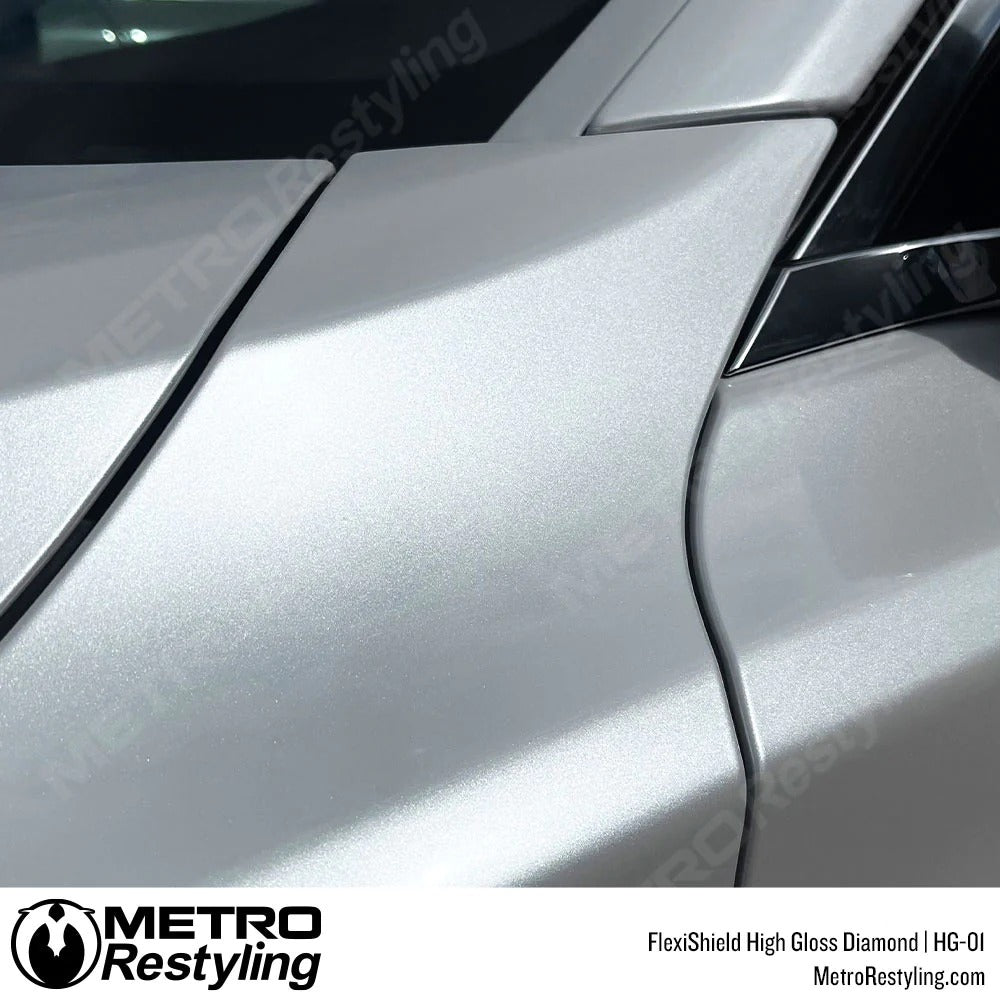 Gloss Diamond White Metallic by FlexiShield (HG-01)