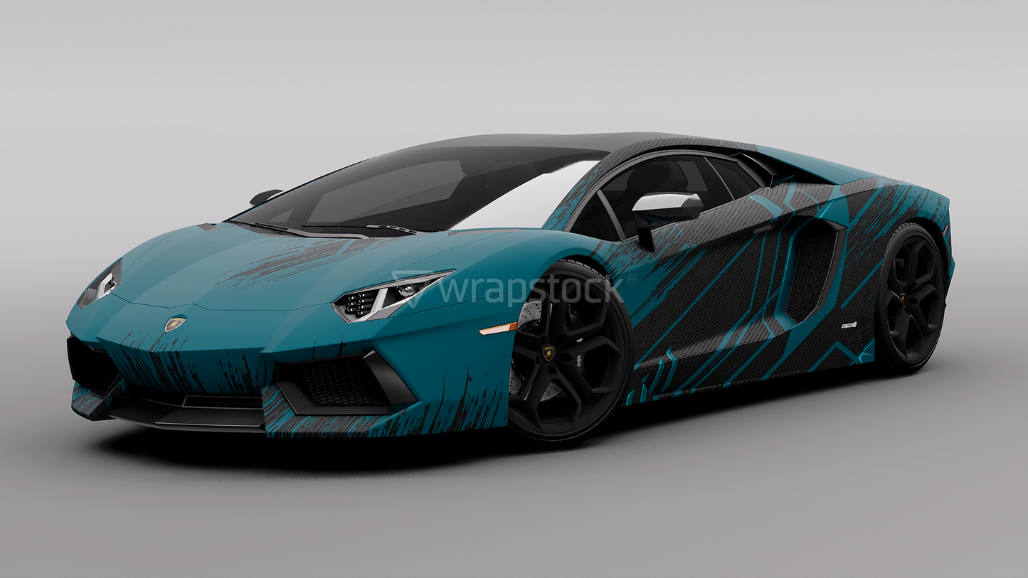 Vinyl Wrap with Custom Design for Full Vehicle