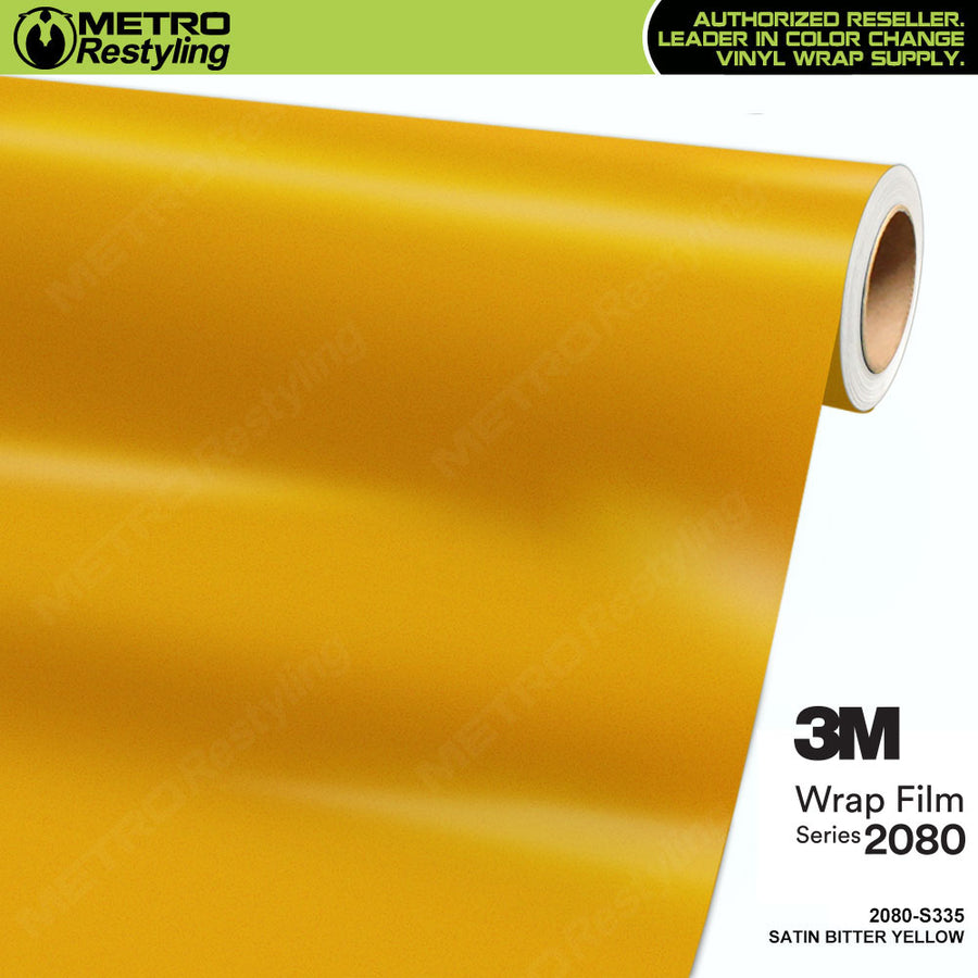 Satin Bitter Yellow by 3M (1080-S335)