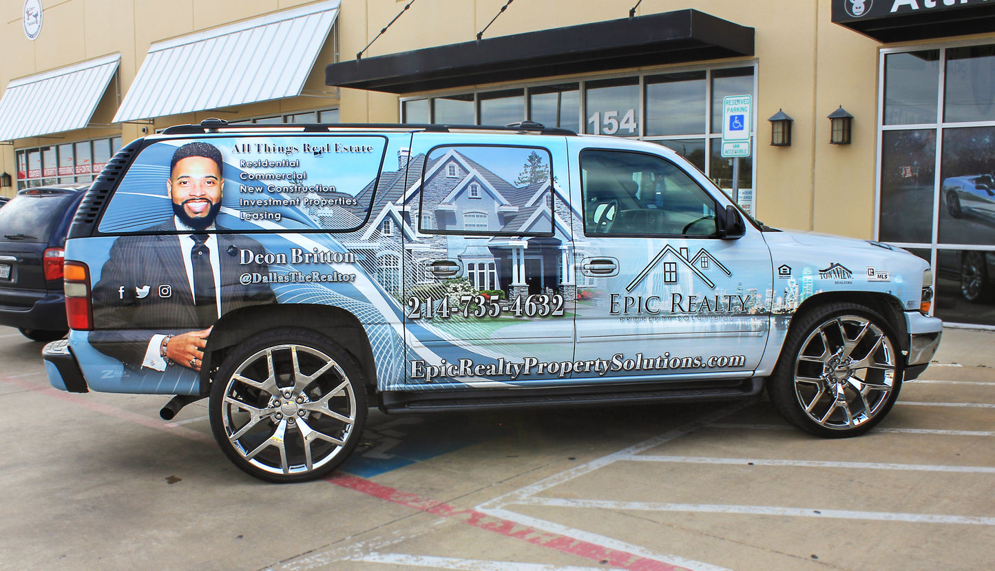 Custom Wrap for Real Estate Company Vehicles