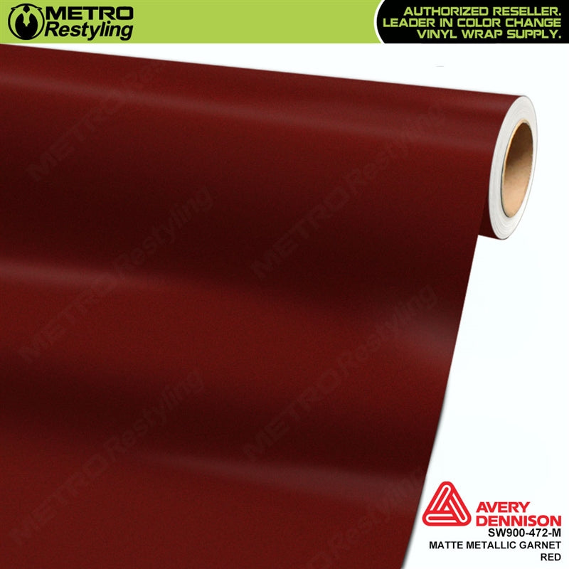 Matte Metallic Garnet Red by Avery Dennison (SW900-472-M)