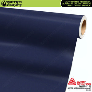 Matte Metallic Brilliant Blue by Avery Dennison (SW900-674-M)