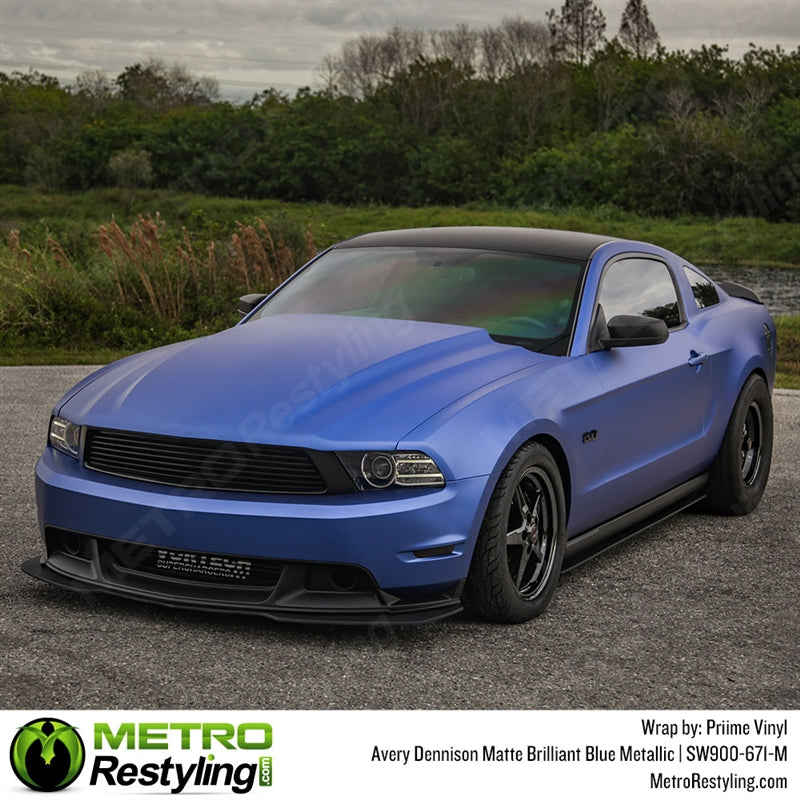 Matte Metallic Brilliant Blue by Avery Dennison (SW900-674-M)
