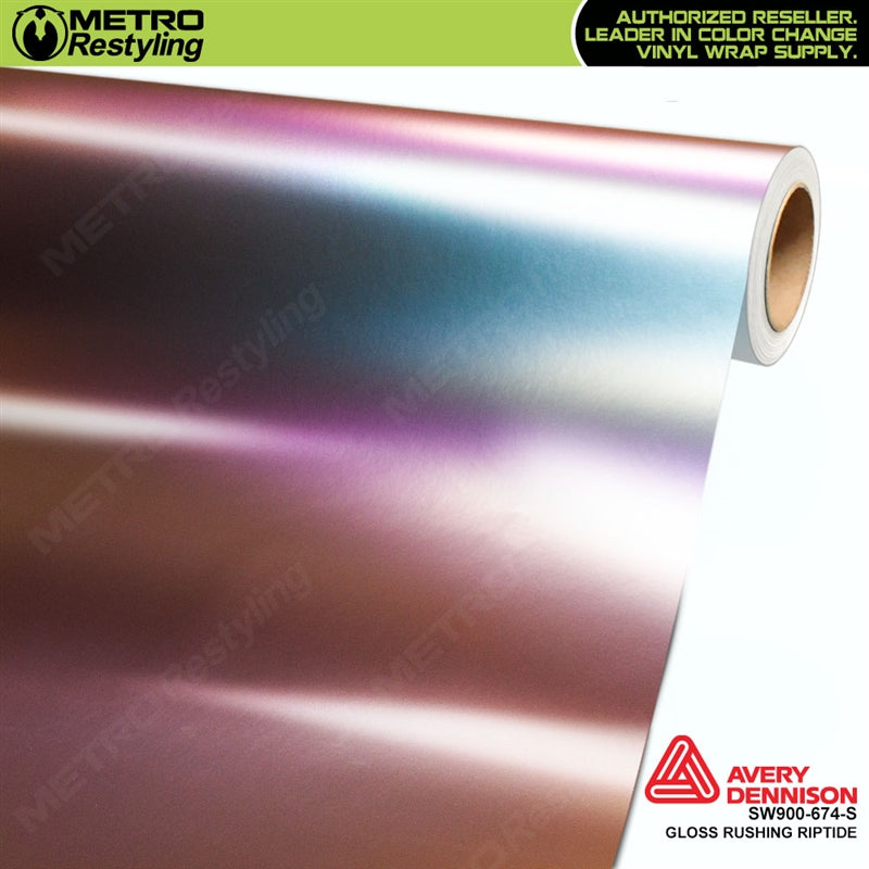 Gloss Rushing Riptide Cyan / Purple by Avery Dennison (SW900-674-S)