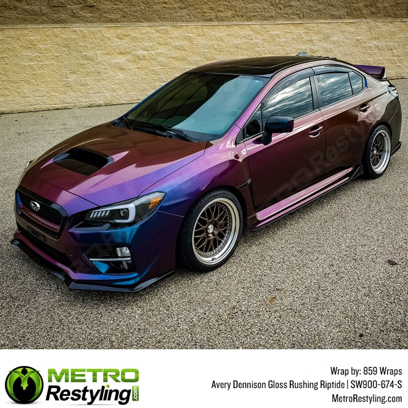 Gloss Rushing Riptide Cyan / Purple by Avery Dennison (SW900-674-S)