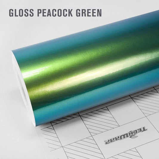 Gloss Rainbow Drift Peacock Green by TeckWrap (RD04G)