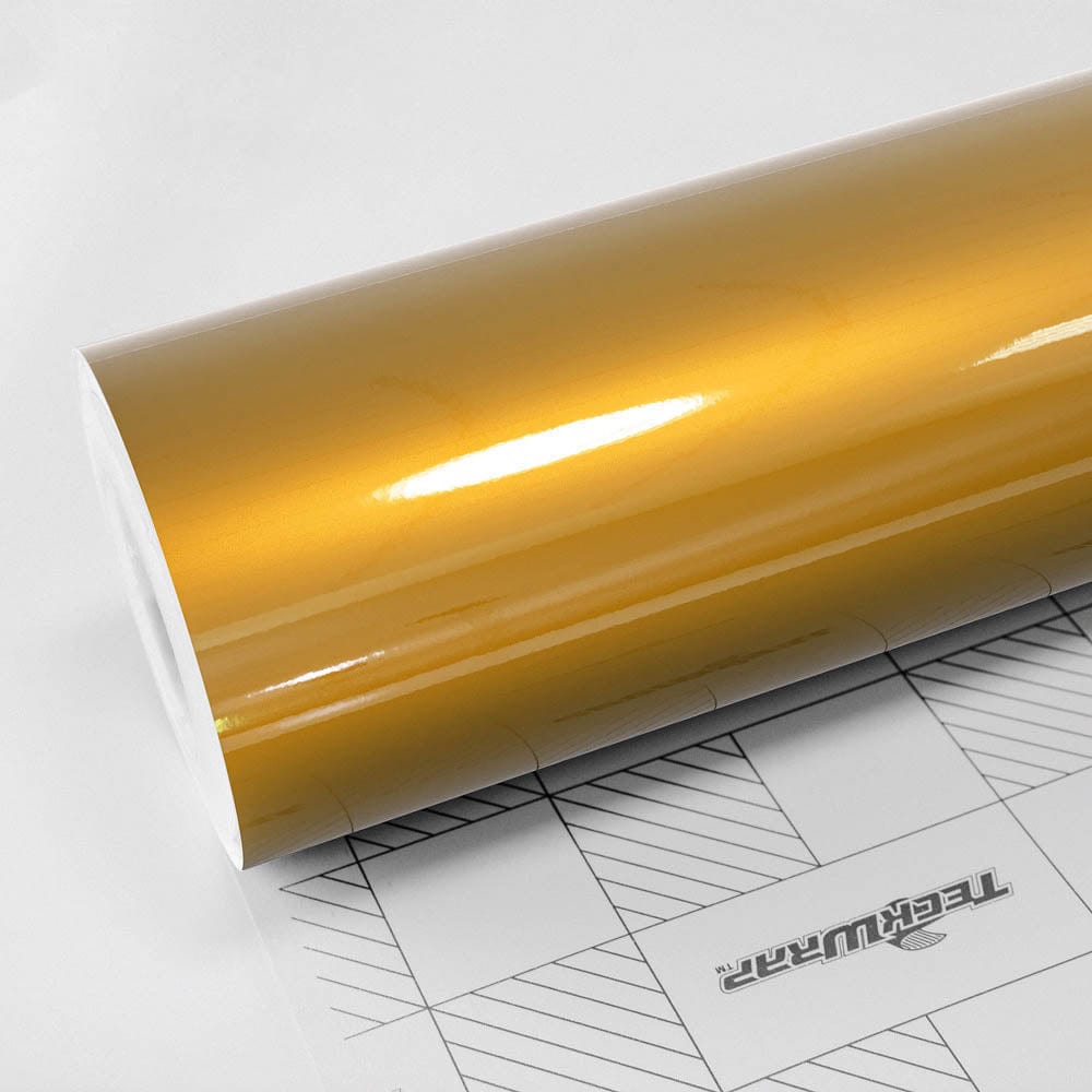 Gloss Aluminum Amber Gold by TeckWrap (GAL08-S)