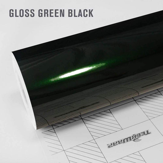 Gloss Metallic Green Black by TeckWrap (HM07G)