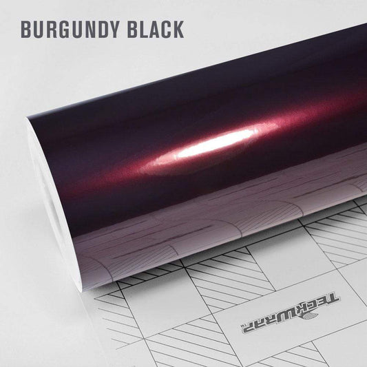 Gloss Metallic Burgundy Black by TeckWrap (HM10G)