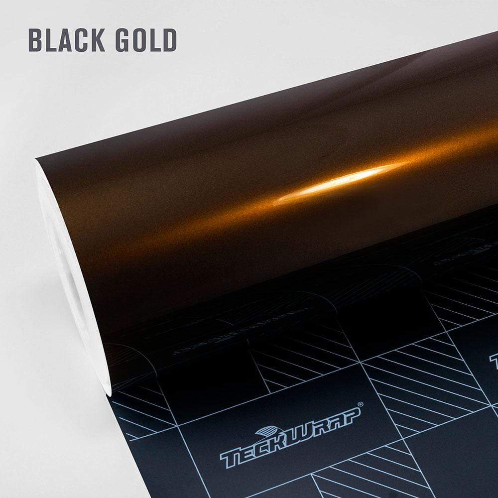 Gloss Metallic Black Gold HD by TeckWrap (HM09-HD)