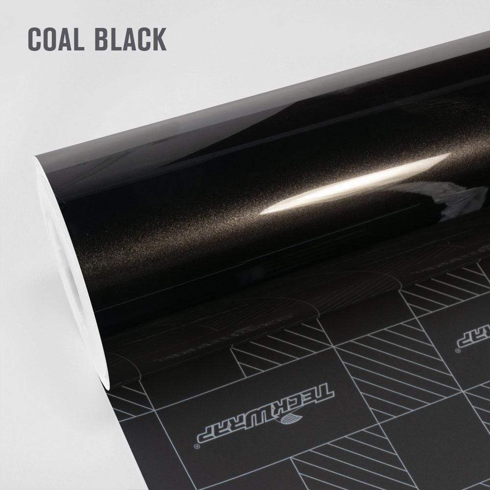 Gloss Metallic Coal Black HD by TeckWrap (MT01-HD)