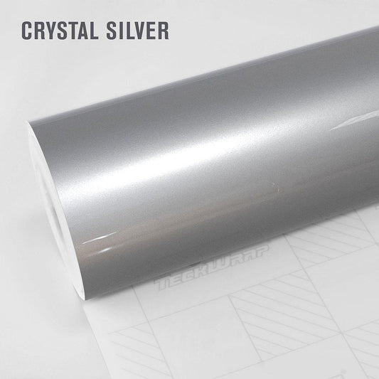 Gloss Metallic Crystal Silver HD by TeckWrap (RB14-HD)