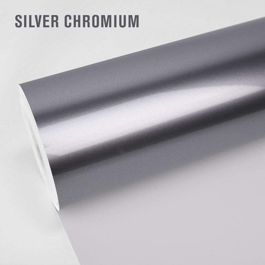 Gloss Metallic Silver Chromium HD by TeckWrap (RB11-HD)