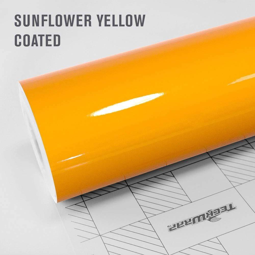 Gloss Sunflower Yellow Coated by TeckWrap (CG12-SH)
