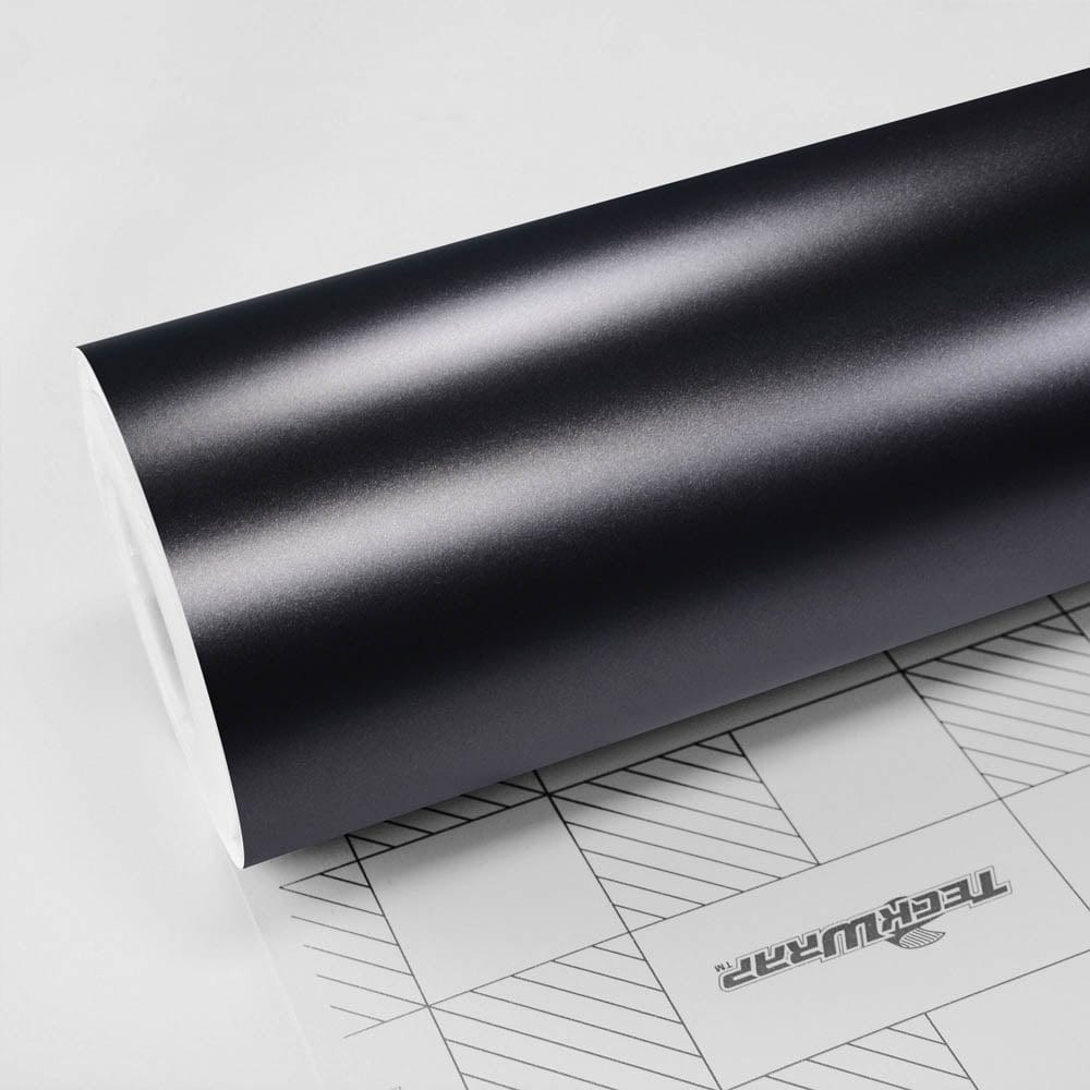 Satin Metallic Dark Grey Silk by TeckWrap (HM01)