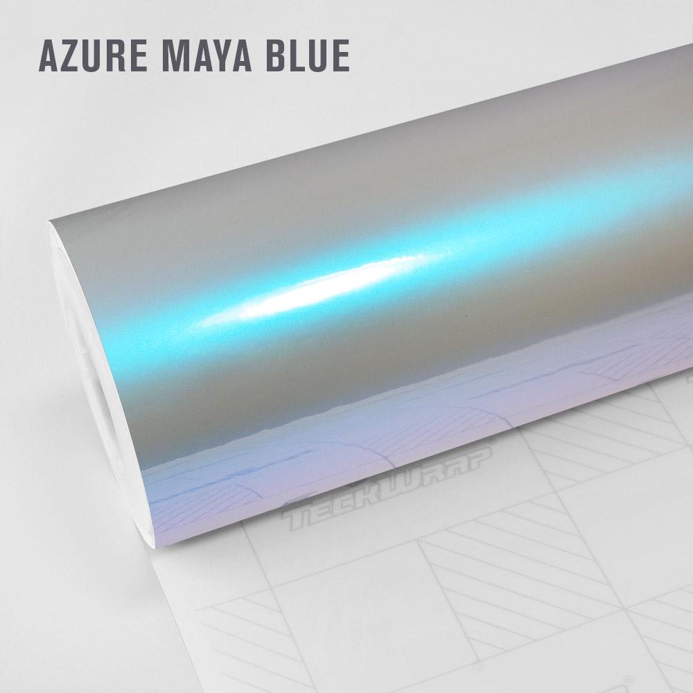 Gloss Super Glitter Azure Maya Blue HD by TeckWrap (DS04-HD)